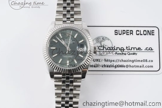 904L Best 41 1:1 Bracelet Steel Edition NTF Green Dial VR3235 126334 Stick on Jubilee DateJust 0316